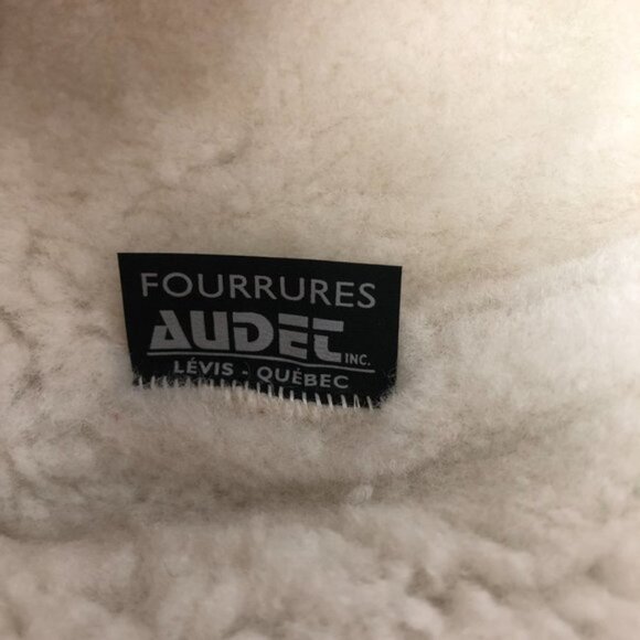 Fourrures Audet Red Aviator Flyers Winter Hat Unisex Size Small - Picture 9 of 9